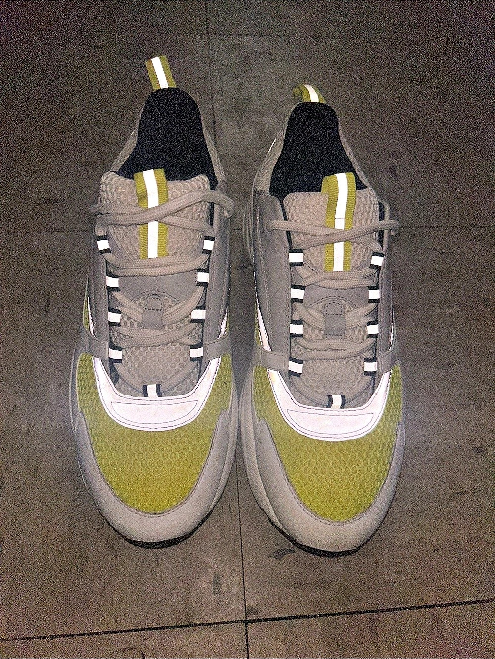 Dior B22 White/Grey/Yellow & GraySneakers